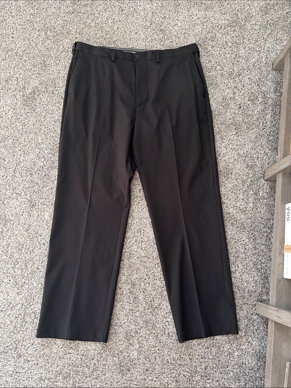 Haggar Men's Black Dress Pants - Modern Classic Fit